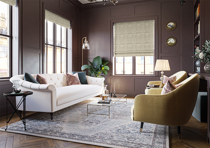 Hathaway, Moss - Twist&Fit Roman Blind - Image 7